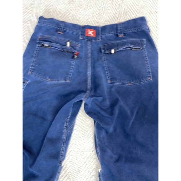 KONTRA Uniform ARC Rated CAT2 Pants Size 34x34 Blue Performance Work - Picture 10 of 10